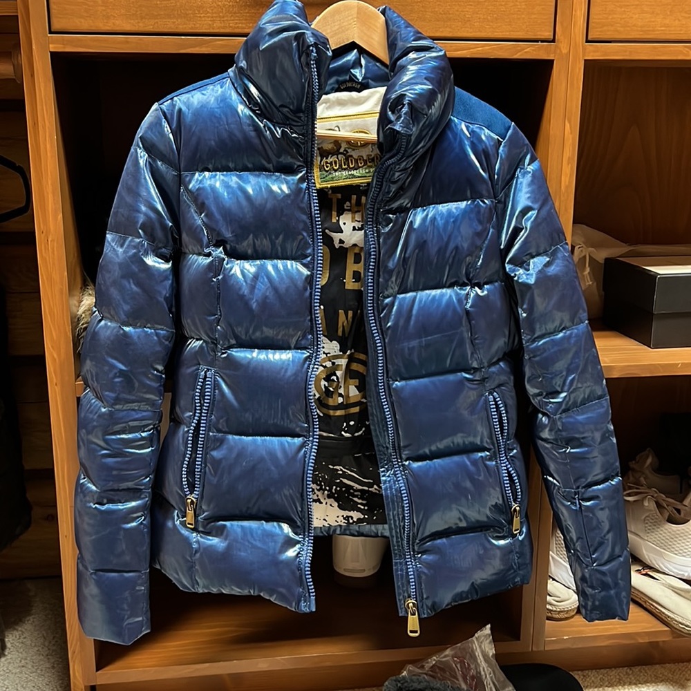 Goldbergh winter ski snow jacket blue